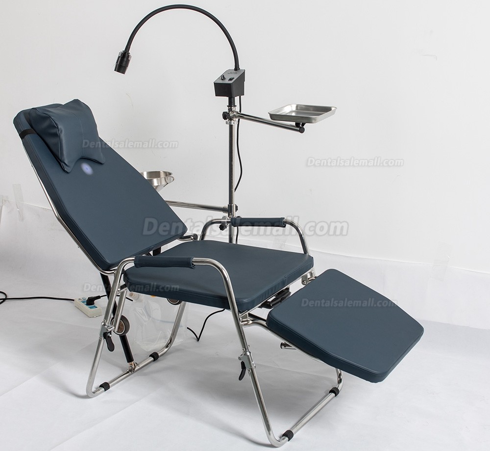 Greeloy GU-P101 Updated Portable Dental Folding Chair + GU-P102 Dental Operating Exam Light